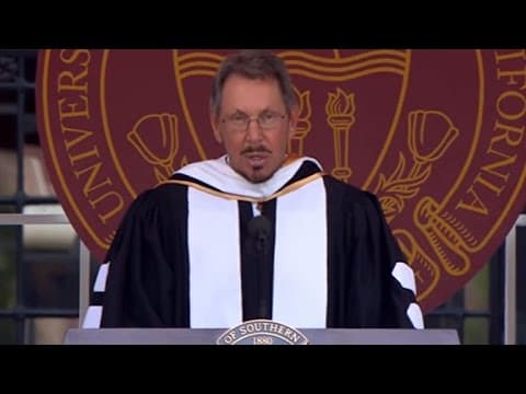 Larry Ellison's commencement address at the University of Southern California thumbnail