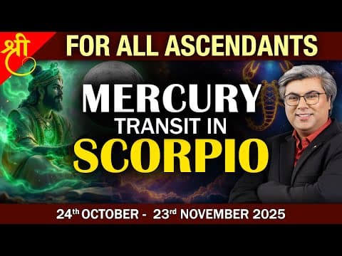 For All Ascendants | Mercury transit in Scorpio | 24th October - 23rd November 2025 | Punneit thumbnail