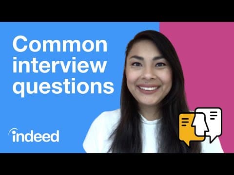 Top 6 Common Interview Questions and Answers | Indeed Career Tips thumbnail