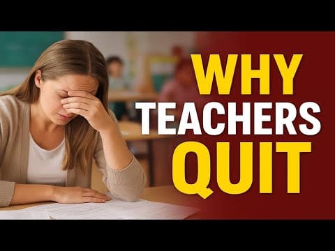 Why Teachers Are Quitting: The Truth No One Wants to Talk About thumbnail