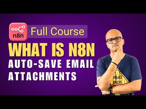 What is n8n & Why It’s the Best Automation Tool | Auto-save Gmail Attachments to Google Drive thumbnail
