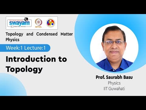 Lec 1: Introduction to Topology thumbnail