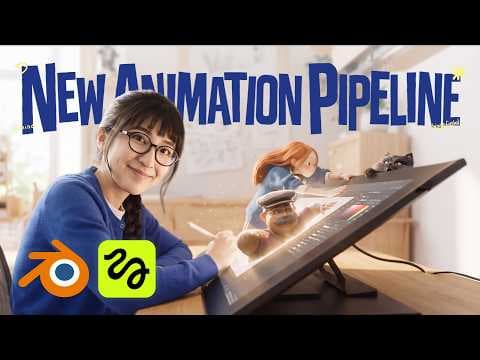 How to blend Blender and AI for an animated short thumbnail