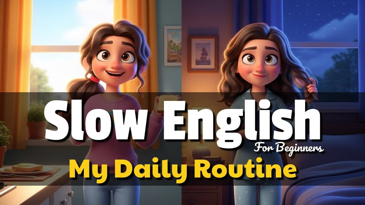 My Daily Routine | Easy English Listening Practice (A2 Level) | Glasp