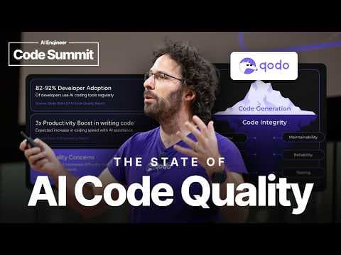 The State of AI Code Quality: Hype vs Reality — Itamar Friedman, Qodo thumbnail
