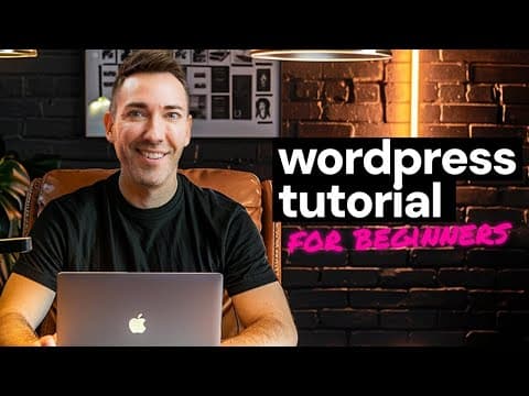 Wordpress Website Tutorial 2024 thumbnail