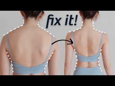 How to Fix Hunchback and Round Shoulders in 10 Minutes thumbnail