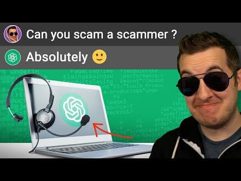 Using ChatGPT to Call Scammers thumbnail