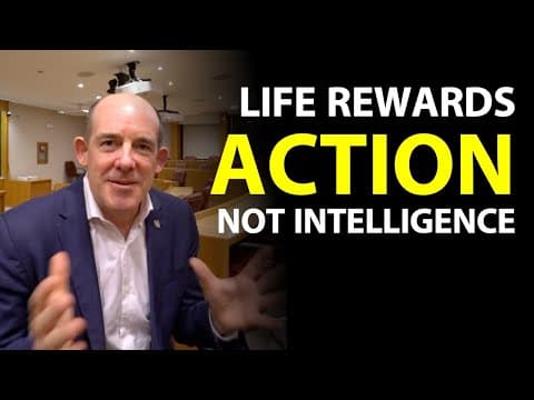 Life rewards Action, not Intelligence  | Conor Neill | Leadership thumbnail