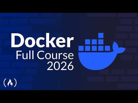 Learn Docker – Full DevOps Course for Deploying Containerized Apps thumbnail