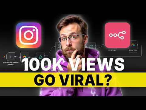 How to Build an Instagram Scraper with N8N! (viral growth hack) thumbnail