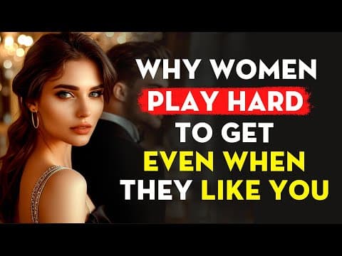 Why Women Play Hard to Get EVEN When They Like You | Stoicism - Stoic Legend thumbnail