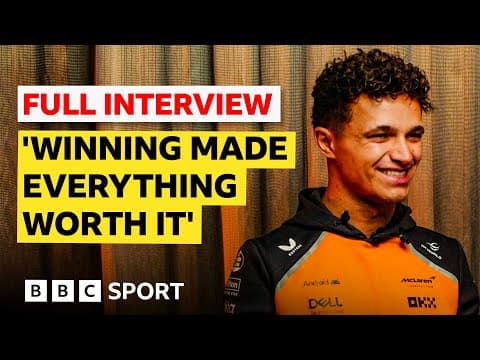 Lando Norris: From Go-Kart Dreams to World Champion | BBC Sport thumbnail