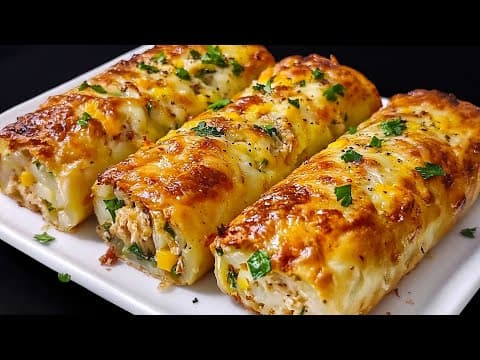 Mischen Sie einfach 3 Eier und Kartoffeln! Dieses Gericht wird jeden sofort beeindrucken! thumbnail