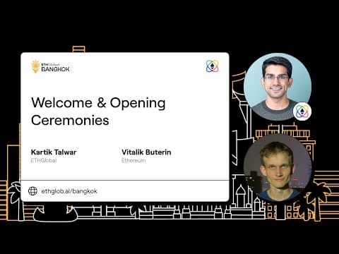 Vitalik Buterin & Kartik Talwar I Ethereum's Impact and Future I ETHGlobal Bangkok 2024 thumbnail