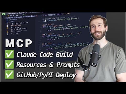 FastMCP — the best way to build an MCP server with Python thumbnail