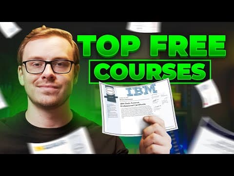 How to get free online courses with certificates thumbnail