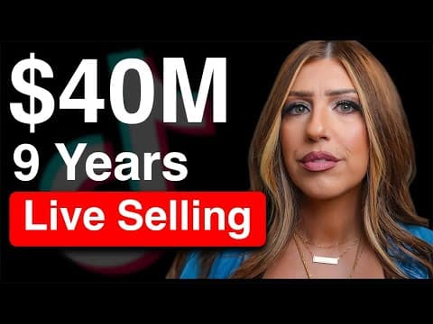 TikTok Shop Millionaire: $40M in 9 Years Selling Fashion On Livestreams  thumbnail