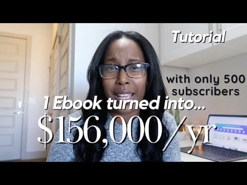How to Create, Market & Sell your eBook: How I turned 1 ebook into a 6 figure business thumbnail