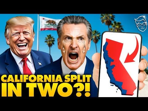 🚨California Republicans THREATEN to Secede From Liberal Failed STATE, New Map | Newsom to Lose HALF? thumbnail