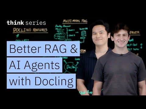 Unlock Better RAG & AI Agents with Docling thumbnail