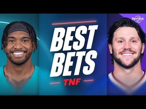 NFL Thursday Night Football Bets & Player Props | Dolphins vs. Bills Picks (Week 3) thumbnail