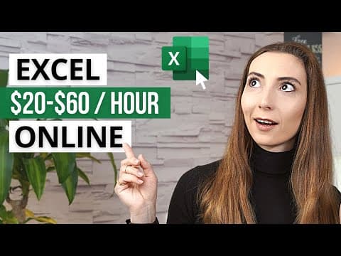 How to Make Money with Excel Right Now - Work from Home incl. FREE Training thumbnail