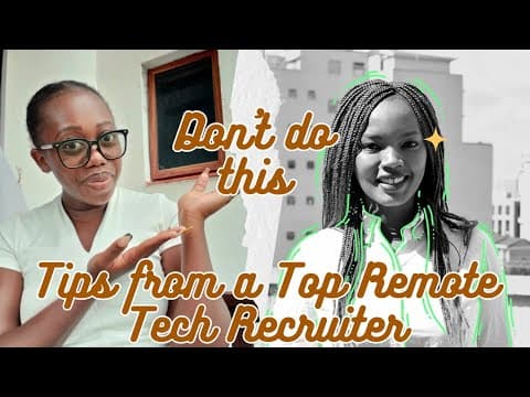 Land Remote Jobs (Tips From a Tech Recruiter!) thumbnail