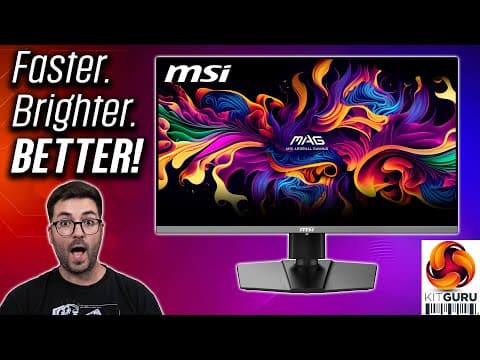 MSI MAG 272QP QD-OLED X50: Fastest OLED Monitor We’ve Ever Tested thumbnail