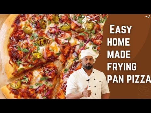 ഓവൻ വേണ്ടാത്ത പിസ റെസിപ്പി | How to Make Pizza Recipe in Malayalam thumbnail