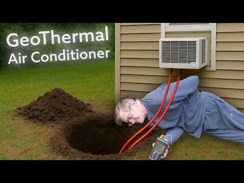 Turning a $150 AC Into a Super-Efficient Geothermal Unit! thumbnail