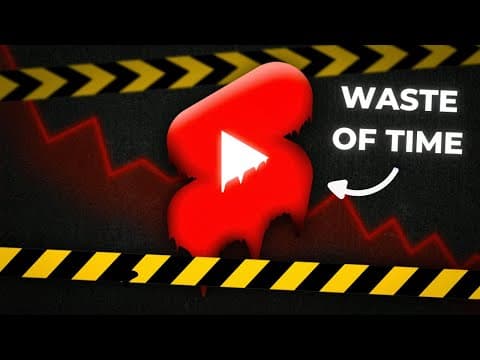 Why you should NOT start YouTube Shorts  (beware) thumbnail