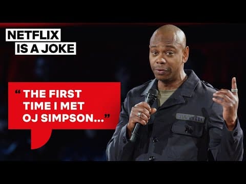 Dave Chappelle Thinks OJ Simpson Might Be Chasing Him | Netflix Is A Joke thumbnail