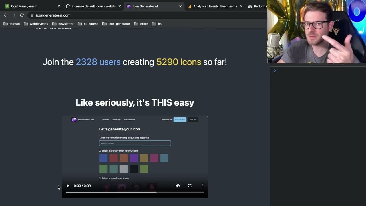 YouTube video player