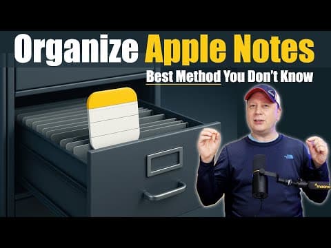 Best Way To Organize Your Apple Notes - Most Don't Know This Method thumbnail
