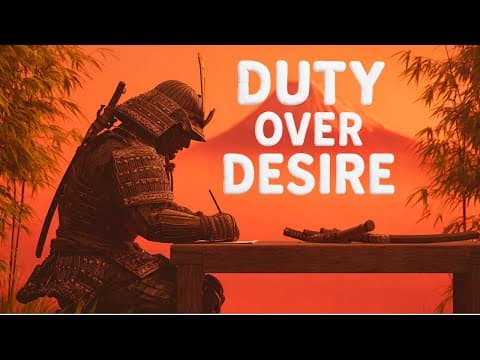 You Don’t Need Motivation. You Need the Warrior’s Duty — Yamato Damashii thumbnail