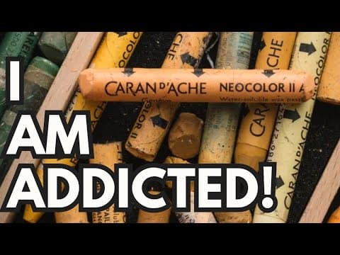 Sketching with crayons?! How to use neocolour ii pastels thumbnail