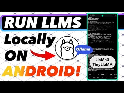 RUN LLMs Locally On ANDROID: LlaMa3, Gemma & More thumbnail
