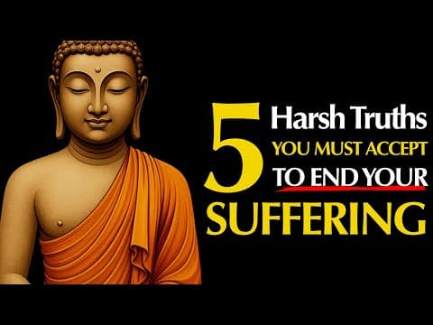 5 Harsh Truths You Must Accept to End Your Suffering | Buddha’s Teachings thumbnail