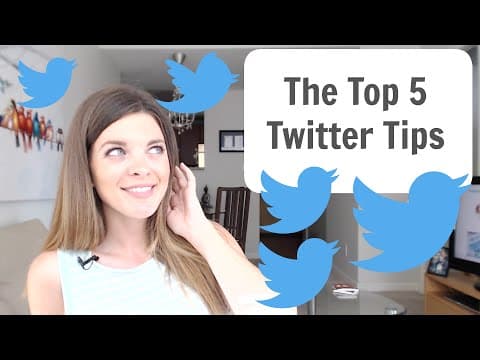 Twitter Tutorial - Top 5 Twitter Tips thumbnail