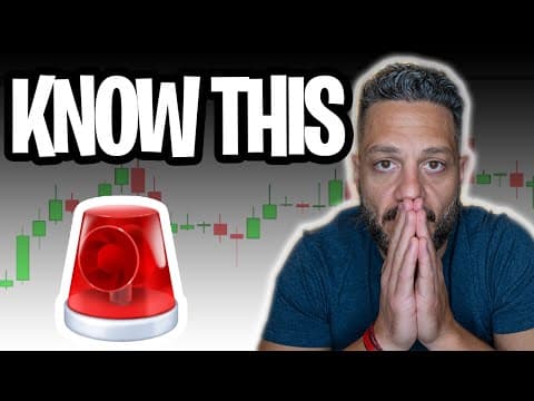 THE STOCK MARKET IS ABOUT TO GO CRAZY 🚨 [3 THINGS TO KNOW NOW] thumbnail
