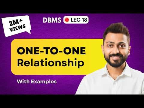 Lec-18: One to One relationship in DBMS in Hindi thumbnail
