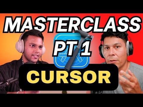 Pt 1: Ultimate iOS + Cursor Masterclass with Rudrank Riyam thumbnail