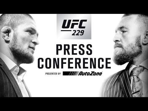 UFC 229 Press Conference: Khabib vs McGregor thumbnail