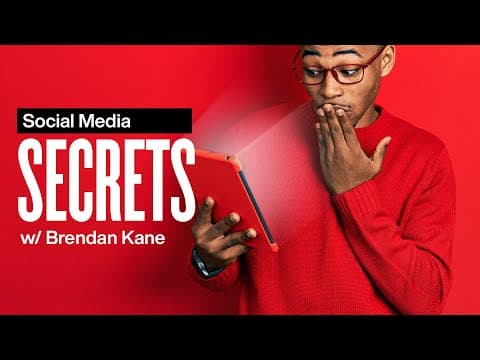 Science of Social Media Marketing - Masterclass w/ Brendan Kane thumbnail