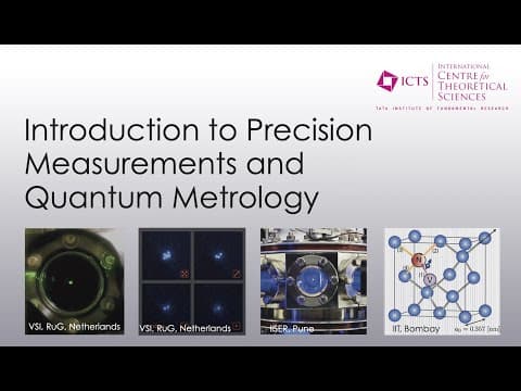 Optical Atomic Clocks (Lecture 1) by Tanja Mehlstäubler thumbnail