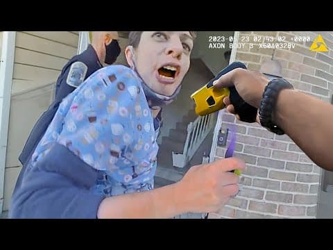 Woman Intervenes In Arrest of Family Member With SHOTGUN thumbnail