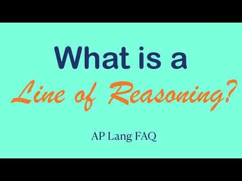 What is a Line of Reasoning? | AP Lang FAQ | Coach Hall Writes thumbnail