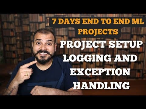 Tutorial 2- End To End ML Project With Deployment-Project Structure, Logging And Exception Handling thumbnail
