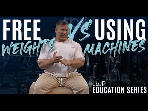 TBJP EDUCATION SERIES - EPISODE.05 - FREE WEIGHTS VERSUS MACHINES thumbnail